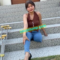 Jessica fold up & heel garden crutching OV 4k