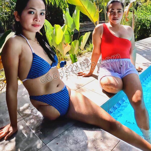 Jia Cassandra & Lucy pool