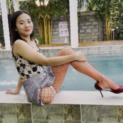 Cathy skirt pantyhose heel 4k