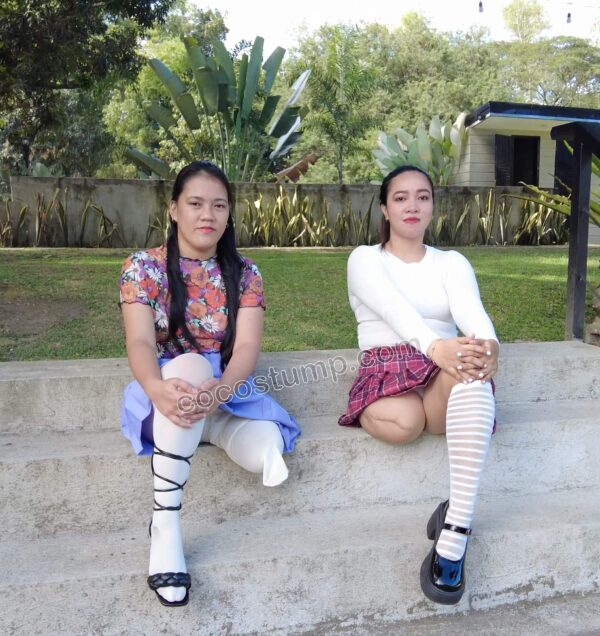 Lucy & Alyza skirts & stockings