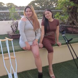 Lianne & Suzzaine dress heel rooftop 4k