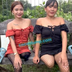 Trixie & Kisha pantyhose & heel crutching OV