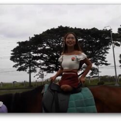 Janin horseback riding