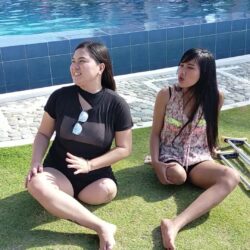 Kisha & Jewel resort crutching