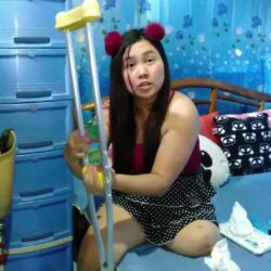 Jewel cleaning crutches and prosthesis