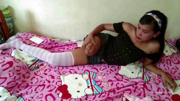 Kisha white&pink socks