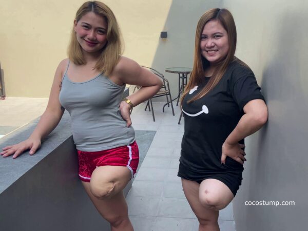 Kiara & Jewel stump massage 4k
