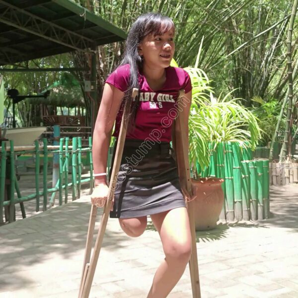 Kisha wooden crutches 4k