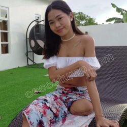 Janin hopping long skirt 4k