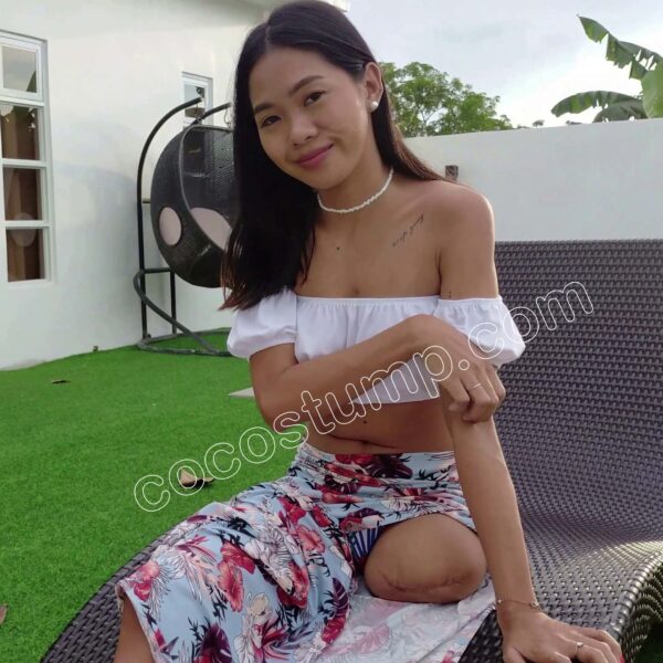 Janin hopping long skirt 4k