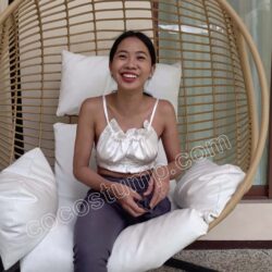 Janin empty pantleg white top 4k