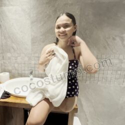 Mona taking a shower 4k
