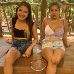 Megan & Hanabi badminton 4k