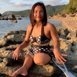 Jackie beach bikini 4k