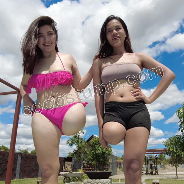 Aurora & Andrea swimsuits 4k