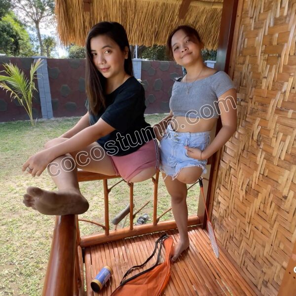 Andrea & Pretty badminton 4k