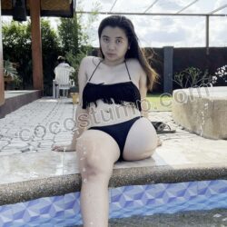 Andrea black bikini 4k