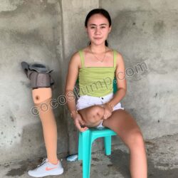 Venessa putting on prosthesis 4k