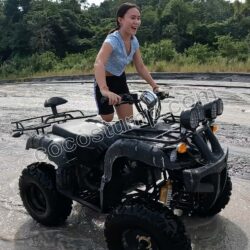 Vanessa riding ATV 4k