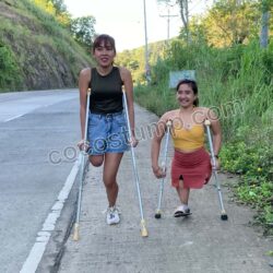 Kisha & Jackie street crutching 4k