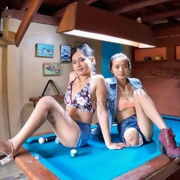 Jia Cassandra & Cathy crazy billiard 4k