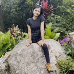 Jia Cassandra black dress & stocking 4k