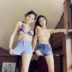 Jia Cassandra & Cathy bikini tops 4k