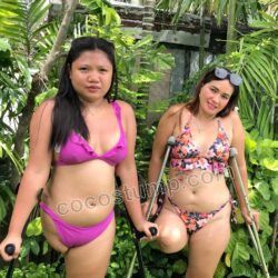 Coleen & Vernie pool & bikini 4k