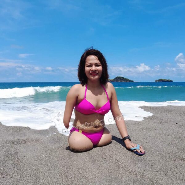 Aura blue water beach