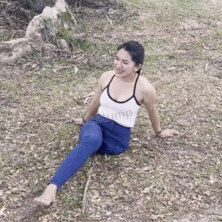 Megan sewn up pants 4k