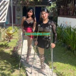 Kisha & Megan pantyhose & heel OV 4k