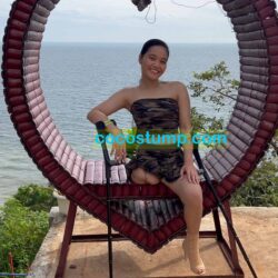 Aioli camouflage mini skirt & heel OV