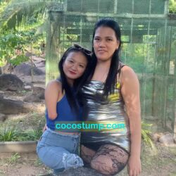 Alyza & Gel hopping at the bridge OV 4k